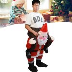 Surenhap costume de p�re no�l costume du p�re no�l dr�le p�re no�l � cheval sur le spectacle gonflable ...