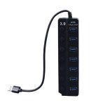Surenhap hub 7 ports usb usb c hub independent switch compact 7 port usb data data hub splitter pour ...