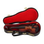 Surenhap mini mod�le de violon mini de violon en bois mod�le musical ornament craft home office decor ...