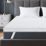 Surmatelas 140x190 cm havenlyhome �paisseur de 6 cm mousse � haute r�silience confort moelleux ou tonique ...