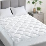 Surmatelas 160x200 cm - inre confort optimal - moelleux anti - acarien respirant - pour matelas 2 places ...