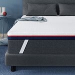 Surmatelas 160x200 cm inre epaisseur 10cm mousse � m�moire de forme haute densit� avec housse hypoallerg�nique ...
