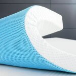 Surmatelas 80x200 cm m�moire de forme �paisseur 6 cm soulage le dos & am�liore le confort housse lavable ...