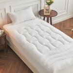 Surmatelas 90x190cm - conforprotect - 2 en 1 - al�se int�gr�e - 4 cm d�paisseur - hypoallerg�nique