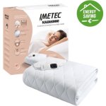 Surmatelas chauffant - imetec - 1 place adapto maxi 195x90 cm - 6 tempratures - tissu hypoallergnique ...