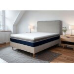 Surmatelas cocoon plus 140 x 190 x 6 cm enveloppant mousse hd et m�moire de forme