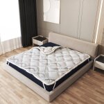 Surmatelas ergonomique - the white stone - topper carbon - 130 x 200 cm - hauteur 5 cm - hypoallerg�nique ...