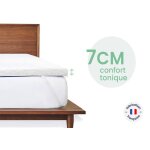 Surmatelas ferme 7cm 120x190 - mello - fabriqué en france Surmatelas ferme 7cm 120x190 - mello - fabriqué en france