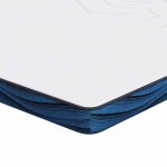 Surmatelas en mousse � m�moire - vidaxl - 140x190x6 cm - blanc - tissu jacquard - soulage les points ...