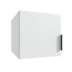 Surmeuble pour armoire meuble de rangement avec 1 porte coloris blanc - longueur 40 x hauteur 40 x profondeur ...
