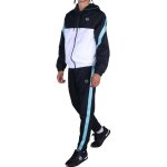Surv�tement � capuche sergio tacchini diagonalley 40778 502 black white