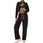 A survtement femme ensemble 3pcs haut + pantalon + soutien - gorge pour 63 - 68kg tissu sportif professionnel ...
