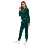 Survtement femme ensemble automne 2 pices sport casual - vert