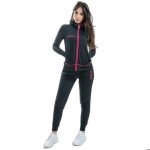 Survêtement femme - givova - star new - polaire 80% polyester - veste à capuche - pantalon côtelé Survêtement femme - givova - star new - polaire 80% polyester - veste à capuche - pantalon côtelé