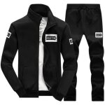 Survtement homme 2 pices ensemble  manches longues zipp garon jogging sport dcontract veste + ...