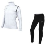 Survêtement jogging - nike - dri - fit - blanc et noir - femme - respirant Survêtement jogging - nike - dri - fit - blanc et noir - femme - respirant