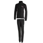 Surv�tement noir / rose fille puma s g tricot suit cl
