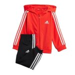 Survêtement noir / rouge garçon adidas shiny Survêtement noir / rouge garçon adidas shiny