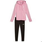 Survtement puma metallic tracksuit fl rose femme