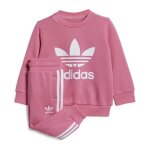 Survtement rose fille adidas crew sweatshirt