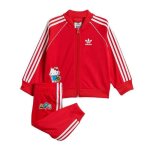 Survtement rouge fille adidas im2247