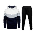 Surv�tement sport homme - non sp�cifi� - sweat � capuche blanc - poche kangourou - manches longues - ...