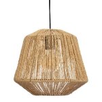 Suspension en corde - e27 - 40 w - h. 26 cm - beige