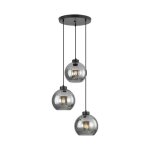 Suspension décorative - bv - bv01 - 00051 - verre fumé - 3xe27 - 23w - design contemporain Suspension décorative - bv - bv01 - 00051 - verre fumé - 3xe27 - 23w - design contemporain