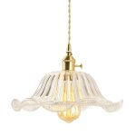 Suspension luminaire industrielle vintage - tokius - lustre verre transparent - e27 clairage plafond ...