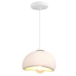 Suspension luminaire moderne contemporain blanc - e27 lustre design vintage lampe 1pcs �20cm pour cuisine ...