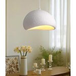 Suspension luminaire moderne contemporain blanc - e27 lustre design vintage lampe 1pcs 40cm pour cuisine ...