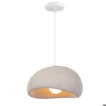 Suspension luminaire moderne contemporain gris - e27 lustre design vintage lampe 1pcs �30cm pour cuisine ...