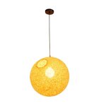 Suspension luminaire rétro rotin globe 15 cm lustre diy abat - jour e27 pour salon restaurant Suspension luminaire rétro rotin globe 15 cm lustre diy abat - jour e27 pour salon restaurant