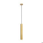 Suspension plafonnier moderne en aluminium dor minimaliste en forme de tube 40cm avec douille gu10 hauteur ...