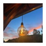 Suspension solaire oris globe g120 filament d�coratif pour jardin terasse