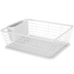 Suszarka do naczy? - brunbeste - 1495 - m�tal thermolaqu� - �gouttoir � couverts amovible - blanc