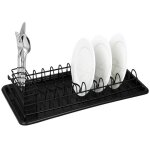 �gouttoir de s�chage pour vaisselle - kinghoff - kh - 1479 - m�tal thermolaqu� - plateau anti - gouttes ...