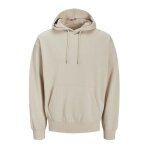 Sweat  capuche beige homme jack & jones charge