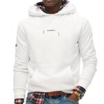 Sweat  capuche blanc homme superdry plain hood