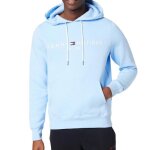 Sweat  capuche bleu homme tommy hilfiger logo hoodie