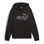 Sweat capuche gris garçon puma ess + camo Sweat capuche gris garçon puma ess + camo