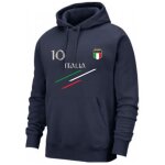 Sweat à capuche homme italie bleu marine - - bleu Sweat à capuche homme italie bleu marine - - bleu