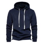 Sweat  capuche homme en polaire chaud casual sweat - shirt couleur unie pour automne hiver confortable ...