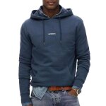 Sweat � capuche marine homme superdry plain hood