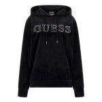 Sweat  capuche noir femme guess couture