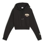 Sweat  capuche noir femme puma team for