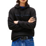 Sweats  capuche noir homme tommy hilfiger linear