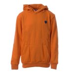 Sweat � capuche - redskins - makit poster - orange - 100% coton - gar�on