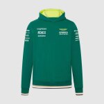 Sweat � capuche pilote de l�quipe aston martin officiel formule 1 homme vert