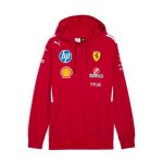 Sweat  capuche pilote scuderia ferrari hp homme - rouge